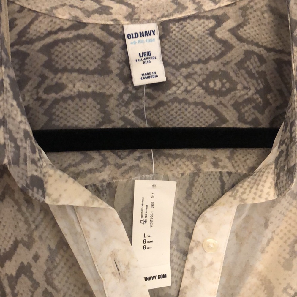 Snakeskin Old Navy Dress NWT Size L - Picture 3 of 6